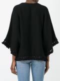 tassel trim jumper