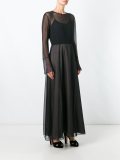 sheer layer dress