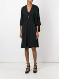 knee length charmeuse dress