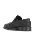 fringe trim brogue monk shoes
