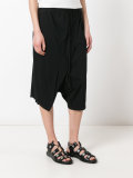 drawstring asymmetric skirt 