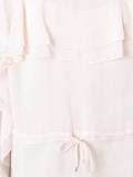 ruffled bell sleeve blouse