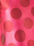 pois print flared dress