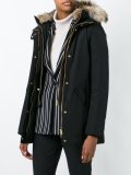 hooded zip-up jacket