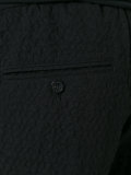 drawstring straight trousers