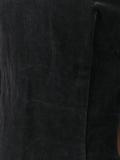 frayed edge cold shoulder dress
