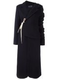 asymmetric layered coat