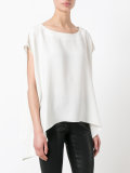 draped back T-shirt