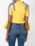 ruched back cross jacket