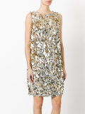 sequin shift dress