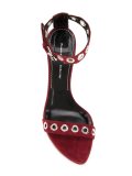 grommet embellished sandals