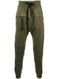 drop-crotch trousers
