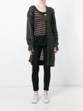 gloves striped cardigan