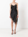 lace trim slip dress
