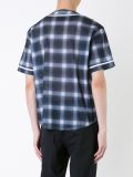 checked baseball shirt