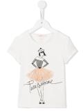 Parisian woman print T-shirt