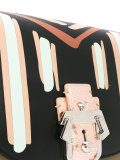 keyhole lock shoulder bag