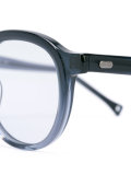 grey tint lens round sunglasses