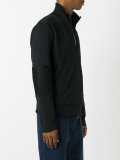 high neck zipped sweatshirt