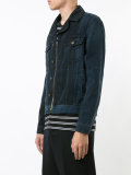 paneled denim jacket