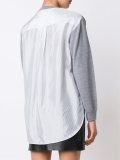 contrast back sweater