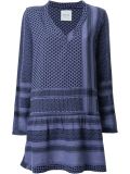 Keffiyeh jacquard V-neck dress