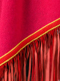 fringed trim cape 