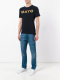 slogan print T-shirt 