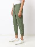 cropped track pants