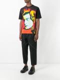 portrait print T-shirt