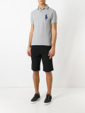 logo patch polo shirt 