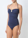 draped swimsuit