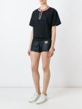boxy perforated T-shirt