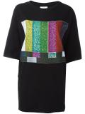 oversized printed front T-shirt