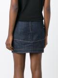 Livery denim mini skirt