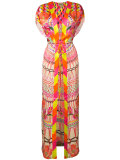 'Misty' print kaftan