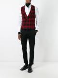 checked waistcoat