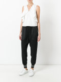 striped cuffs joggers 