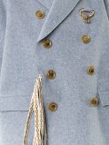 double-breasted layer coat 
