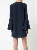 lace up neck dress