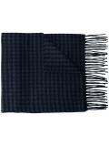 houndstooth pattern scarf