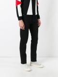 slim fit star patch jeans