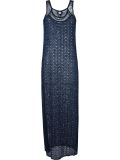 round neck lace beach dress