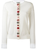 floral placket cardigan 