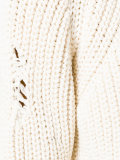 distressed sweater