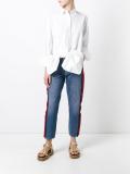asymmetric bow shirt