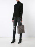 ALEXANDER WANG 20H0049 MINK GREY ??? Leather/Fur/Exotic Skins->Calf Leather
