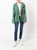 patch detail military jacket 