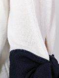 tie knot cuffs jumper 