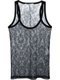 floral lace vest top